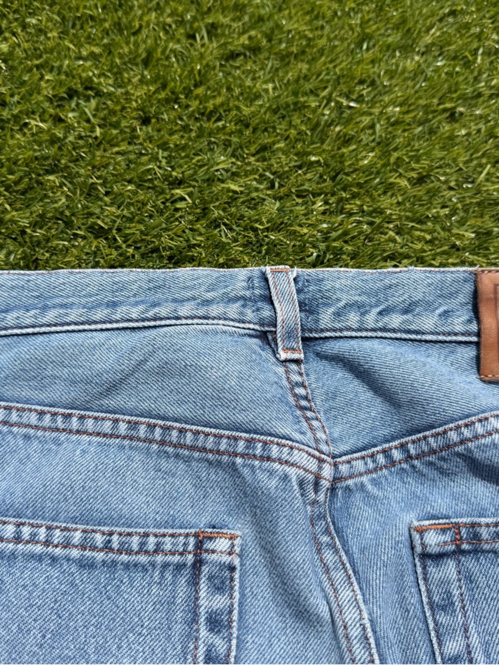Toteme Light Blue Straight Leg Jeans - Picture 11 of 14